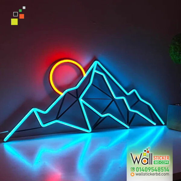 neon wall decor, neon sign bd, Collection of stickers with creative visual effects designs. Set of vinyl decals with optical illusions and effects to customize your spaces.