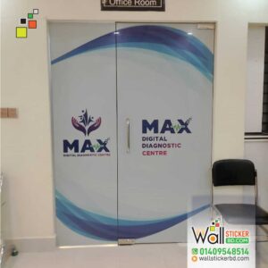 Glass Sticker for Max Digital Centre- Wall sticker BD